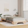 vidaXL Bettrahmen Braun 90 x 220 cm Massives Kiefernholz