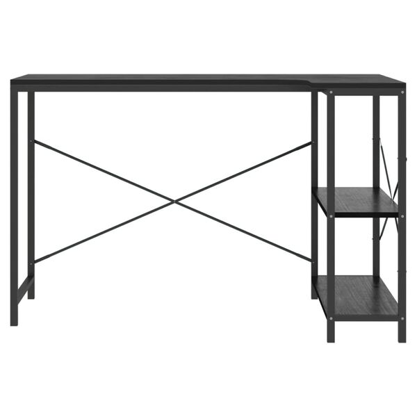 vidaXL Computertisch Schwarz 110x72x70 cm Holzwerkstoff