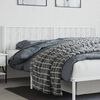 vidaXL Ersatz-Kopfteil Metall Wei&szlig; 193 cm