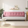vidaXL R&uuml;cken Kissen Rosa 200 x 24 x 50 cm Samt