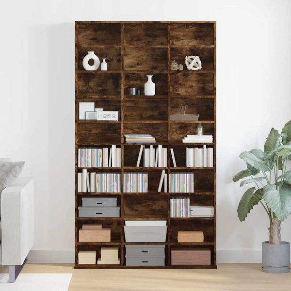 vidaXL CD-Regal R&auml;uchereiche 102x23x177,5 cm Holzwerkstoff
