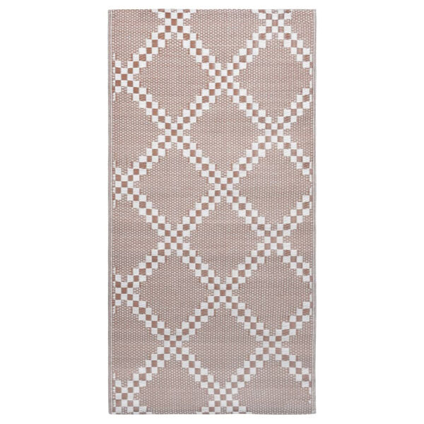 vidaXL Outdoor-Teppich ARAKIL Braun 190x290 cm PP