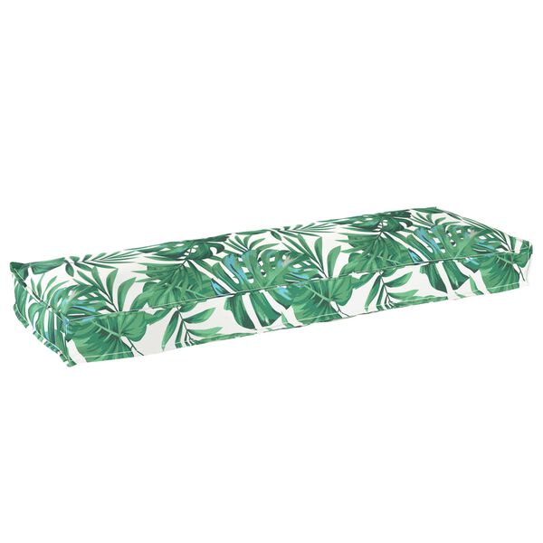 vidaXL Palettenkissenset Floral 2 pcs Blattmuster 120 x 40 x 8 cm