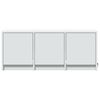 vidaXL TV-Schrank LED Braun Eichen-Optik 97x34x40 cm Holzwerkstoff
