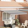 vidaXL Markise Hellgrau 3 x 2,5 m Polyester und Metall