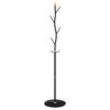 vidaXL Garderobenst&auml;nder Schwarz 177 cm Pulverbeschichtetes Eisen