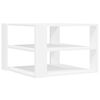 vidaXL Couchtisch Wei&szlig; 58x58x40 cm Holzwerkstoff