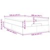 vidaXL Ottoman-Bett mit Matratze Grau 120x200 cm Kunstleder