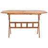 vidaXL Gartentisch Klappbar 135x85x75 cm Massivholz Akazie