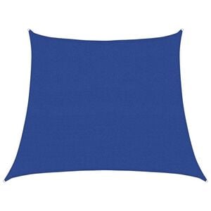 vidaXL Sonnensegel 160 g/m&sup2; Trapezform Blau 3/4x3 m HDPE