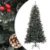 vidaXL K&uuml;nstlicher Weihnachtsbaum mit St&auml;nder Gr&uuml;n 240 cm PVC