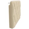 vidaXL Kopfteil-Kissen Creme 90 cm Stoff