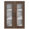 vidaXL K&uuml;chenschrank Braun Eichen-Optik 60 x 31 x 80 cm Holzwerkstoff