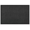 vidaXL Fu&szlig;matte Anthrazit 80 x 120 x 1,2 cm Teddystoff
