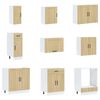 vidaXL 14-tlg. K&uuml;chenschrank-Set Lucca Sonoma-Eiche Holzwerkstoff