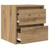 vidaXL Wand-Nachttische 2 Stk. Artisan-Eiche 38x34x40 cm