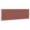 vidaXL Seitenmarkise Ausziehbar 200x614 cm Braun