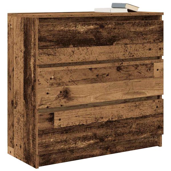 vidaXL Sideboard Altholz-Optik 80x35x76 cm Holzwerkstoff