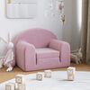 vidaXL Schlafsofa f&uuml;r Kinder Rosa Weicher Pl&uuml;sch