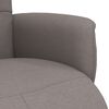 vidaXL Relaxsessel mit Fu&szlig;teil Taupe Stoff