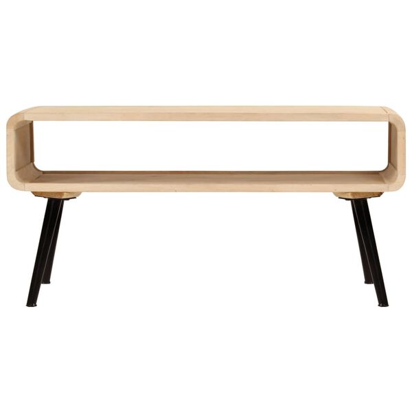 vidaXL Couchtisch 95x40x45 cm Massivholz Mango