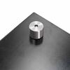 vidaXL K&uuml;chenr&uuml;ckwand 2 pcs Schwarz 100 x 60 cm Geh&auml;rtetes Glas