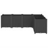 vidaXL Pflanzk&uuml;bel Schwarz 160x120x53 cm PP