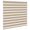 vidaXL Doppelrollo Sandbraun 160x100 cm Stoffbreite 155,9 cm Polyester