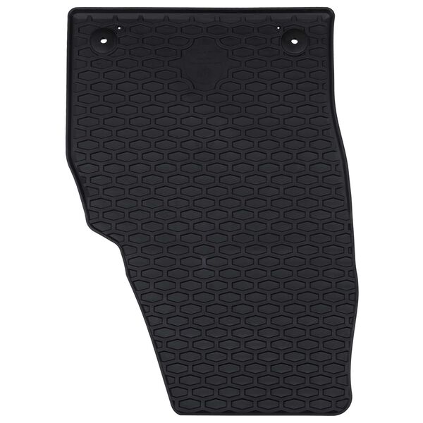 vidaXL Autofu&szlig;matte 4 pcs Schwarz Geeignet f&uuml;r VW POLO 2021- Gummi