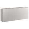 vidaXL Pflanzk&uuml;bel Rostig 200x40x80 cm Wetterfester Stahl