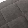 vidaXL Gewichtsdecke Grau 220x240 cm 15 kg Stoff