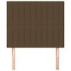 vidaXL Kopfteil Dunkelbraun 90x5x118/128 cm Stoff
