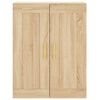 vidaXL Wandschrank Sonoma-Eiche 69,5x34x90 cm Holzwerkstoff
