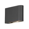 KONSTSMIDE LED-Wandleuchte Chieri 2x6W Anthrazit