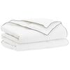 vidaXL Bettdecke 260 x 220 cm 100% Baumwolle Wei&szlig;