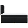 vidaXL Boxspringbett mit Matratze Schwarz 160x200 cm Stoff