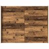 vidaXL Aufbewahrungsbettgestell Altholz 140 x 200 cm Holzwerkstoff