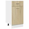 vidaXL 8-tlg. K&uuml;chenschrank-Set Lyon Sonoma-Eiche Holzwerkstoff