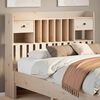 vidaXL Kopfteil mit Stauraum 135 cm Massivholz Kiefer