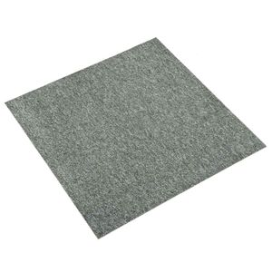 vidaXL Teppich 20 stk. Gr&uuml;n 50 x 50 cm 100% Polypropylen