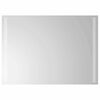 vidaXL LED-Badezimmerspiegel Transparent 70 x 50 cm Geh&auml;rtetes Glas
