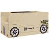 vidaXL 3-tlg. Kindertisch und Stuhl Set Gel&auml;ndewagen-Design MDF