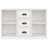 vidaXL Sideboard Wei&szlig; 104,5x35,5x67,5 cm Holzwerkstoff