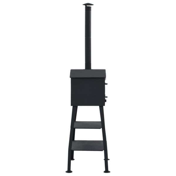 vidaXL Outdoor Pizzaofen Holzkohle mit 2 Schamottesteinen