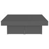 vidaXL Couchtisch Grau 90x90x28 cm Holzwerkstoff