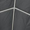 vidaXL Partyzelt PE 5x10 m Grau