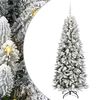vidaXL K&uuml;nstlicher Weihnachtsbaum Wei&szlig; 180 cm