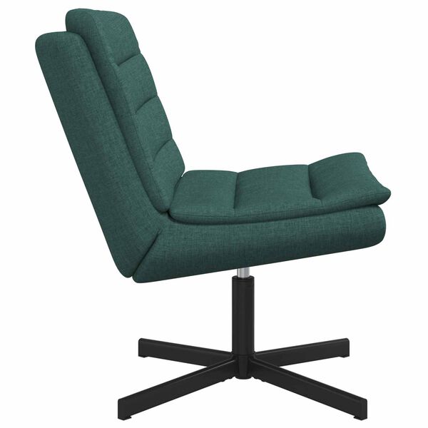 vidaXL Drehstuhl Dunkelgr&uuml;n 63 x 75 x 76 cm Stoff
