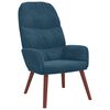 vidaXL Relaxsessel Blau Samt