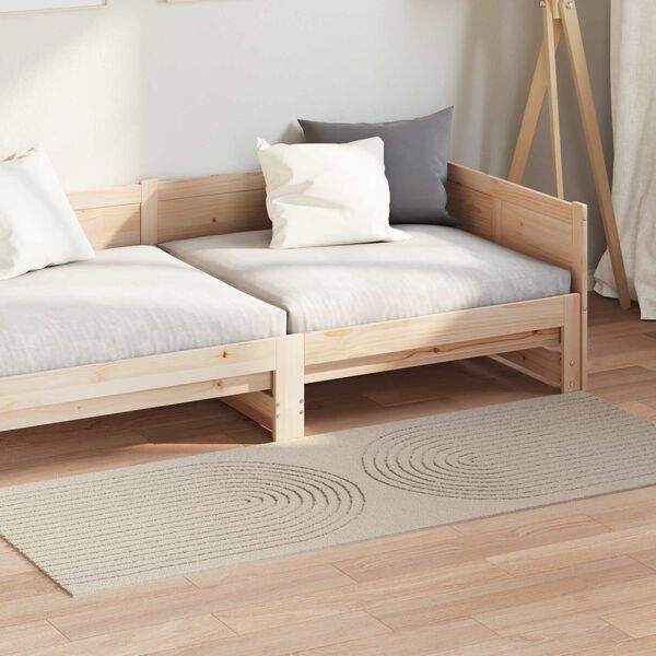 vidaXL Bereichsteppiche Rechtwinklig HUARTE Beige 200 x 80 cm
